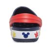 Crocs (PS) Mickey Outdoorové sportovní sandály na plochém podpatku tmavě modré 207077-410