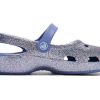 Crocs (PS) Outdoorové ploché podpatky lesklé sportovní modré sandály 206370-434