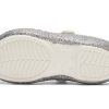 Crocs (PS) Outdoorové ploché podpatky lesklé sportovní stříbrné sandály 206370-93R