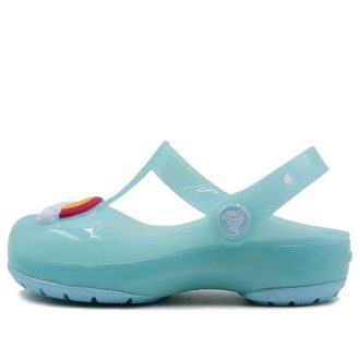 Crocs (PS) Small Crocs Outdoor Flat Heel Sportovní ledově modré Sandály 205534-4O9