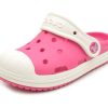 Crocs (PS) Small Crocs Outdoor na plochém podpatku Sportovní růžové sandály 202282-6MI