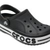 Crocs (PS) Small Crocs Outdoor Plochý podpatek Plážové Sporty Černé Bílé Sandály „Black White“ 205100-001