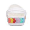 Crocs Rainbow Outdoor Beach Sports Big Boys White Sandals 207007-100
