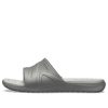 Crocs Reviva Cozy protiskluzové ploché sportovní pantofle Unisex šedé 205546-0DV