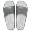 Crocs Reviva Cozy protiskluzové ploché sportovní pantofle Unisex šedé 205546-0DV