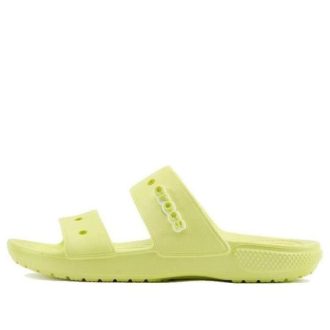 Crocs Soft Sole Cozy sportovní unisex žluté sandály 206761-3U4