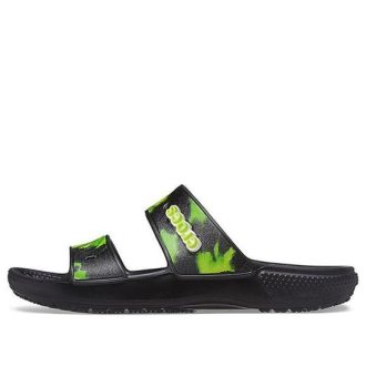Crocs Soft Sole Shoe Black Green Unisex „Black Green“ 207283-0GU