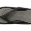 Crocs Soft Sole Útulné žabky Unisex Black Grey 10024-05M