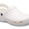 Crocs Specialist II Clog 2 ploché bílé sandály 205619-100