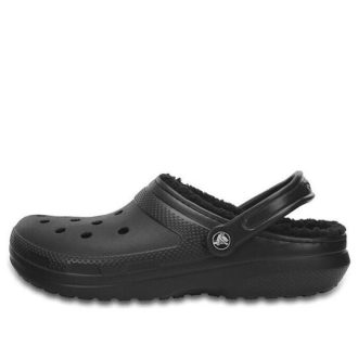 Crocs Stay Warm Odolné proti opotřebení Útulné sportovní unisex černé sandály 204563-060