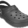 Crocs Stay Warm Odolné proti opotřebení Útulné sportovní unisex černé sandály 204563-060