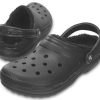 Crocs Stay Warm Odolné proti opotřebení Útulné sportovní unisex černé sandály 204563-060