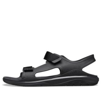 Crocs Swiftwater Light Cozy Sports Černé sandály 206526-060