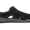 Crocs Swiftwater Wave Sandal Flats „Black Grey“ 205701-0DD