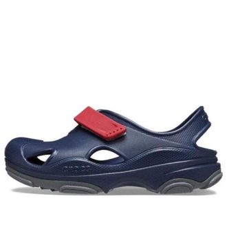 Crocs (TD) Crocs All Terrain Fisherman Clogs „Navy Red“ 208351-4CC