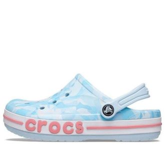 Crocs (TD) Crocs Bayaband Bubble Camo Clogs „Mineral Blue Pink“ 207807-4JQ