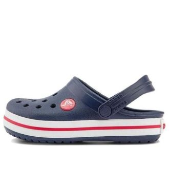 Crocs (TD) Crocs Crocband Clogs „Navy White“ 207005-485