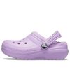 Crocs (TD) Crocs klasické lemované dřeváky „Purple“ 207009-5PR