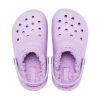 Crocs (TD) Crocs klasické lemované dřeváky „Purple“ 207009-5PR