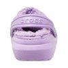 Crocs (TD) Crocs klasické lemované dřeváky „Purple“ 207009-5PR