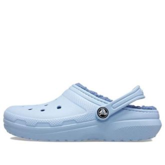 Crocs (TD) Crocs klasické lemované dřeváky „Sky Blue“ 207009-4NS