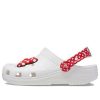 Crocs (TD) Crocs x Disney Minnie Mouse klasické dřeváky „White Red“ 208710-119