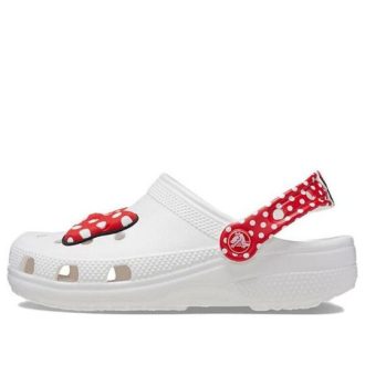 Crocs (TD) Crocs x Disney Minnie Mouse klasické dřeváky „White Red“ 208710-119