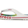 Crocs Tie Dye Pattern Žabky Pantofle bílé Unisex „White“ 206358-94S