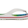 Crocs Tie Dye Pattern Žabky Pantofle bílé Unisex „White“ 206358-94S