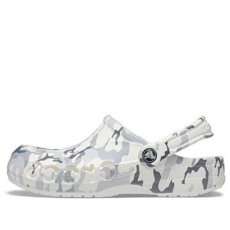 Crocs Unisex Bayaband Sandály – White Camo „Gray White“ 206230-1D3