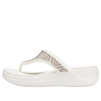 Crocs (WMNS) žabky „bílé“ 206343-174