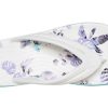 Crocs (WMNS) žabky Crocband Flowers bílé 206101-1C8