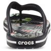 Crocs (WMNS) žabky Crocband Flowers černé 206101-0FF