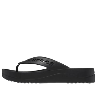 Crocs (WMNS) Baya žabky na platformě „Black“ 208395-001