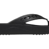 Crocs (WMNS) Baya žabky na platformě „Black“ 208395-001