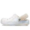 Crocs (WMNS) Baya Lined Fuzz Strap Mramorovaný Clog „White Multi“ 209241