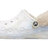 Crocs (WMNS) Baya Lined Fuzz Strap Mramorovaný Clog „White Multi“ 209241