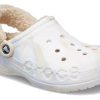 Crocs (WMNS) Baya Lined Fuzz Strap Mramorovaný Clog „White Multi“ 209241