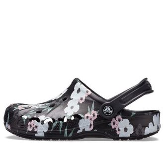 Crocs (WMNS) Baya potištěné dřeváky „Tropical Floral Black“ 205839-98F