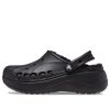Crocs (WMNS) Baya sandály s podšívkou na platformě „Černá“ 208708-001