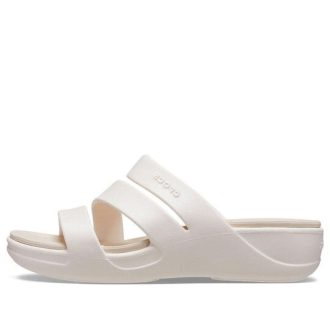 Crocs (WMNS) Boca Strappy klínové sandály „White“ 207434-159