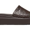 Crocs (WMNS) Brooklyn Croco Shine Slide Sandály „Espresso“ 209253-206