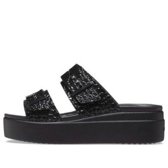 Crocs (WMNS) Brooklyn Croco Shine spona „Black“ 209361