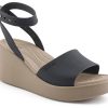 Crocs (WMNS) Brooklyn kotníkové sandály na klínku „Black Beige“ 209406-07H
