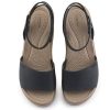 Crocs (WMNS) Brooklyn kotníkové sandály na klínku „Black Beige“ 209406-07H