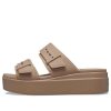 Crocs (WMNS) Brooklyn Sandal Low Wedge „Latte“ 207431-2Q9