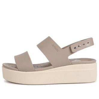 Crocs (WMNS) Brooklyn sandály s tlustou podrážkou šedé 206453-15W