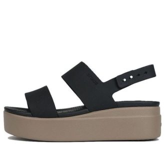 Crocs (WMNS) Brooklyn Thick Sole Black Sandals „Black“ 206453-07H