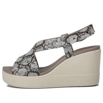 Crocs (WMNS) Brooklyn Thick Sole šedé sandály „Gray“ 206222-93T