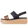 Crocs (WMNS) Brooklyn Tort Low Wedge „Black Brown“ 207864-0C4